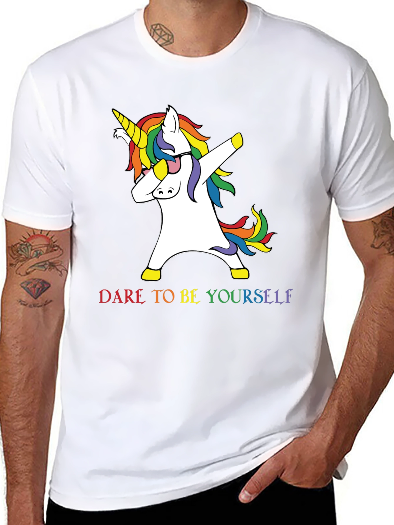 Dabbing Unicorn Pride T-Shirt