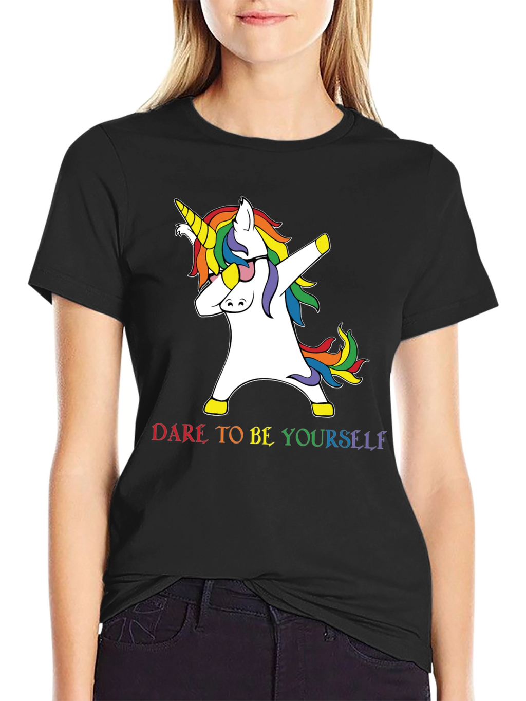 Dabbing Unicorn Pride T-Shirt