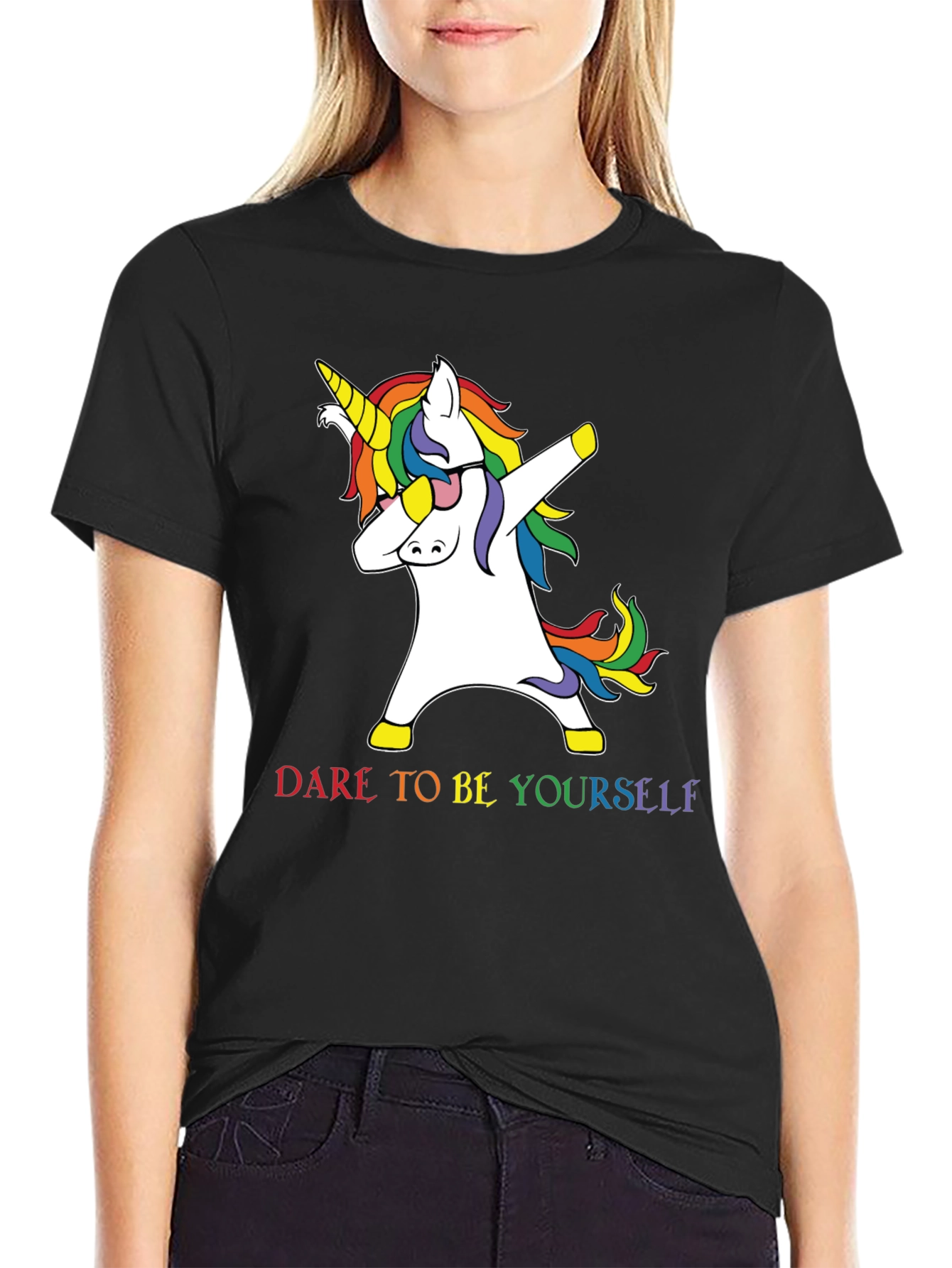 Dabbing Unicorn Pride T-Shirt