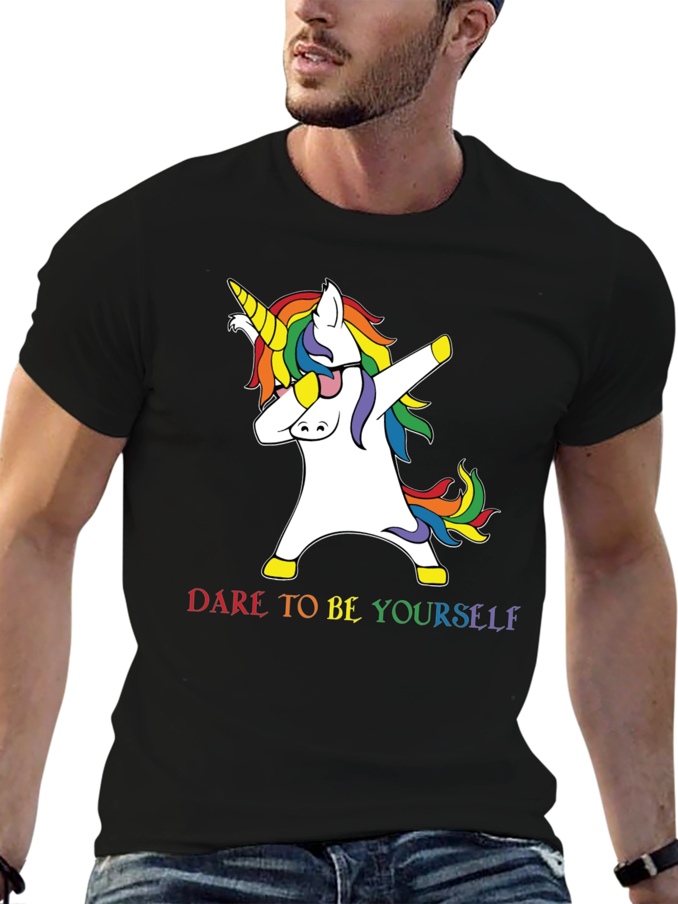 Dabbing Unicorn Pride T-Shirt