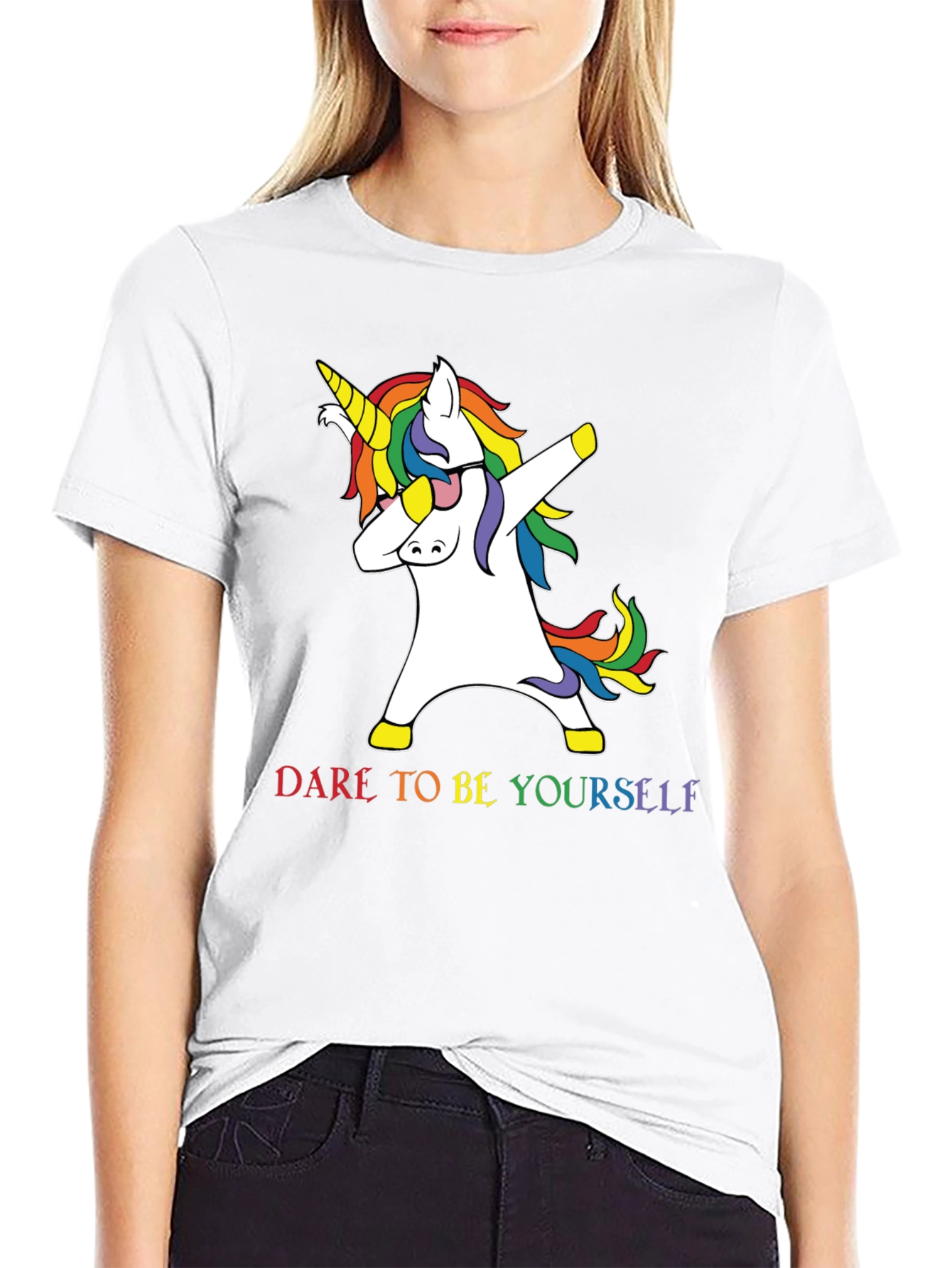 Dabbing Unicorn Pride T-Shirt