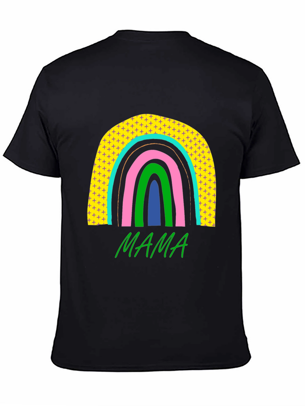 Mama Rainbow Graphic Tee - Stylish Moms T-Shirt