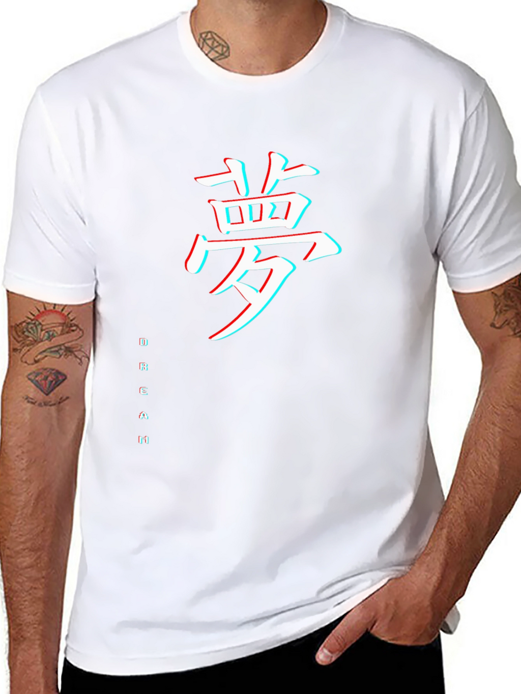 Dream Kanji T-Shirt - Black Graphic Tee