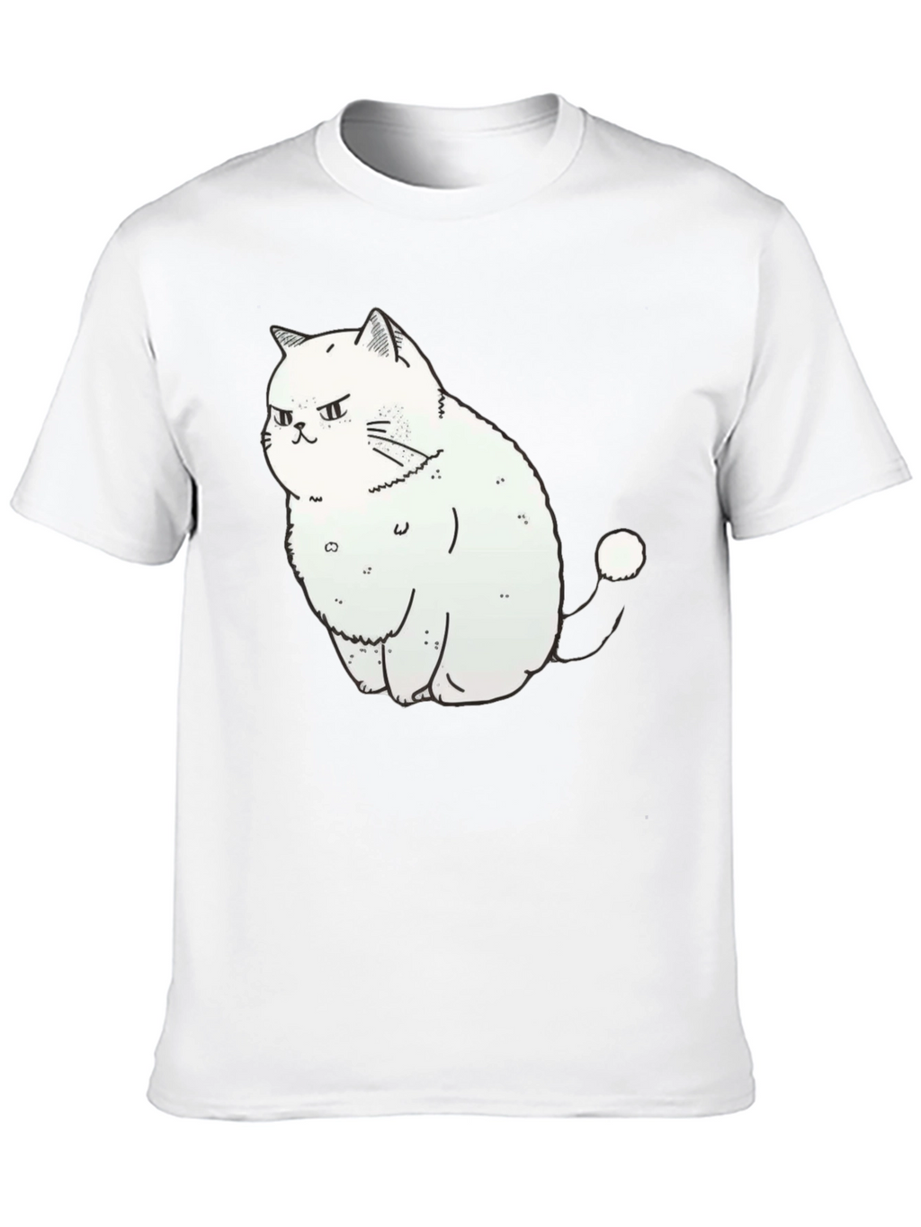 Grumpy Cat Graphic Tee - Soft Cotton Black T-Shirt