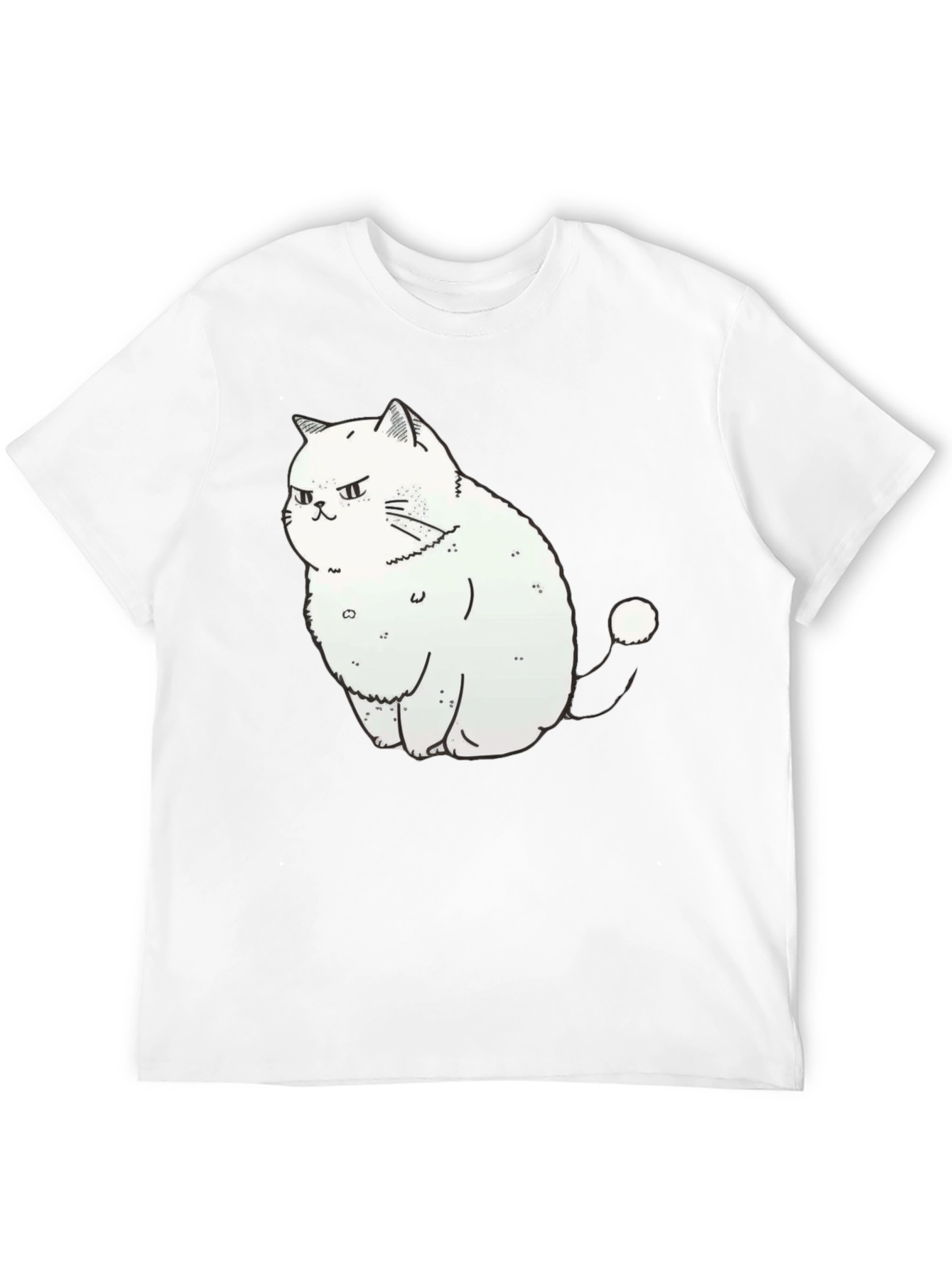 Grumpy Cat Graphic Tee - Soft Cotton Black T-Shirt