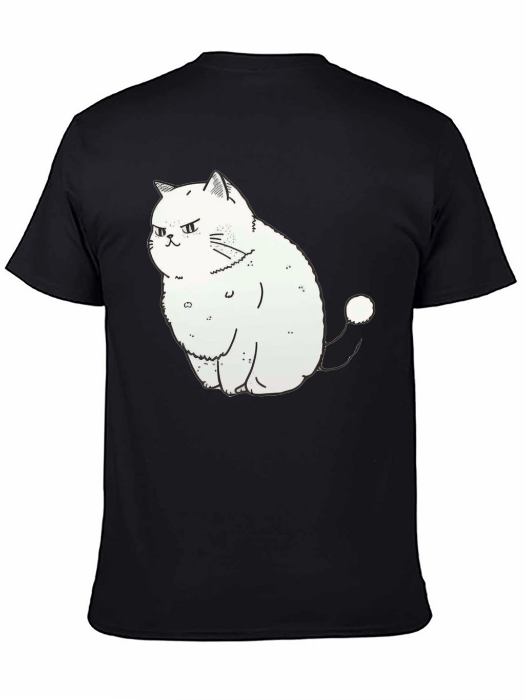 Grumpy Cat Graphic Tee - Soft Cotton Black T-Shirt