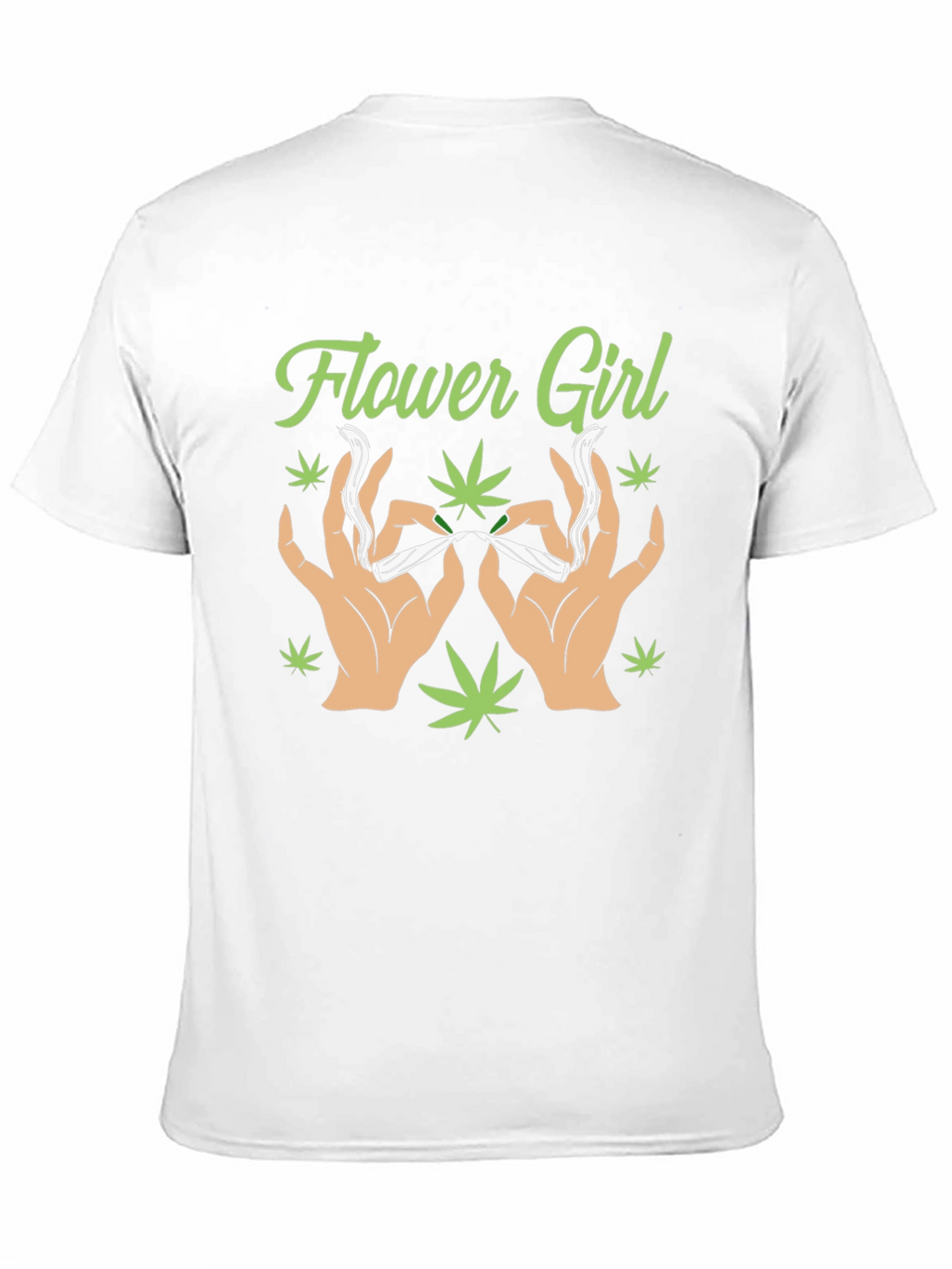 Flower Girl Graphic T-Shirt - Cannabis Theme