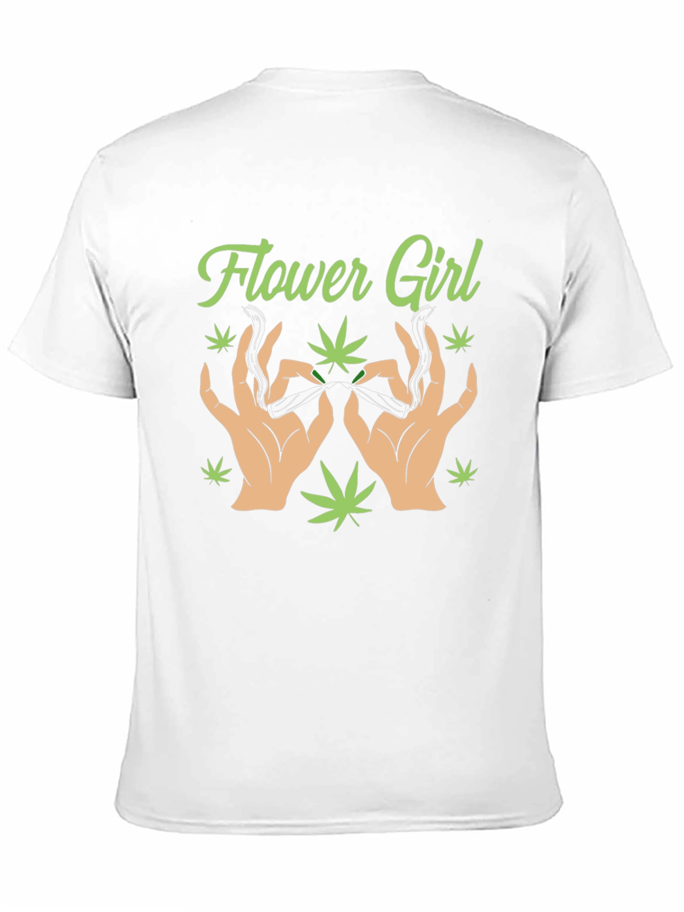 Flower Girl Graphic T-Shirt - Cannabis Theme