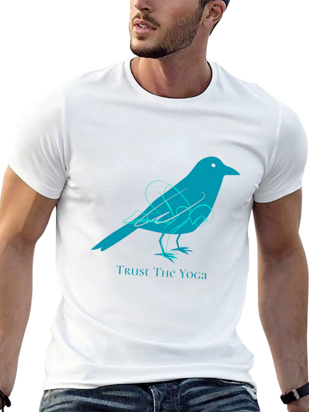 Trust The Yoga Bird Graphic Tee