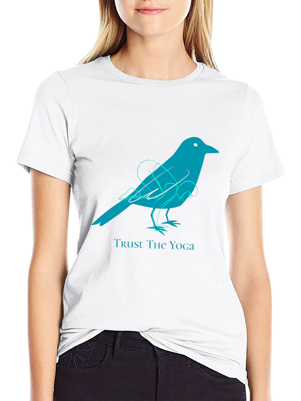 Trust The Yoga Bird Graphic Tee