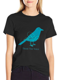 Trust The Yoga Bird Graphic Tee