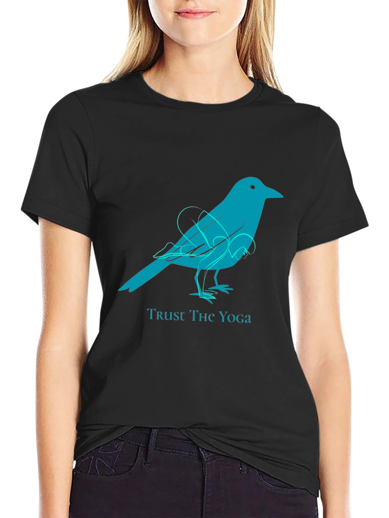 Trust The Yoga Bird Graphic Tee