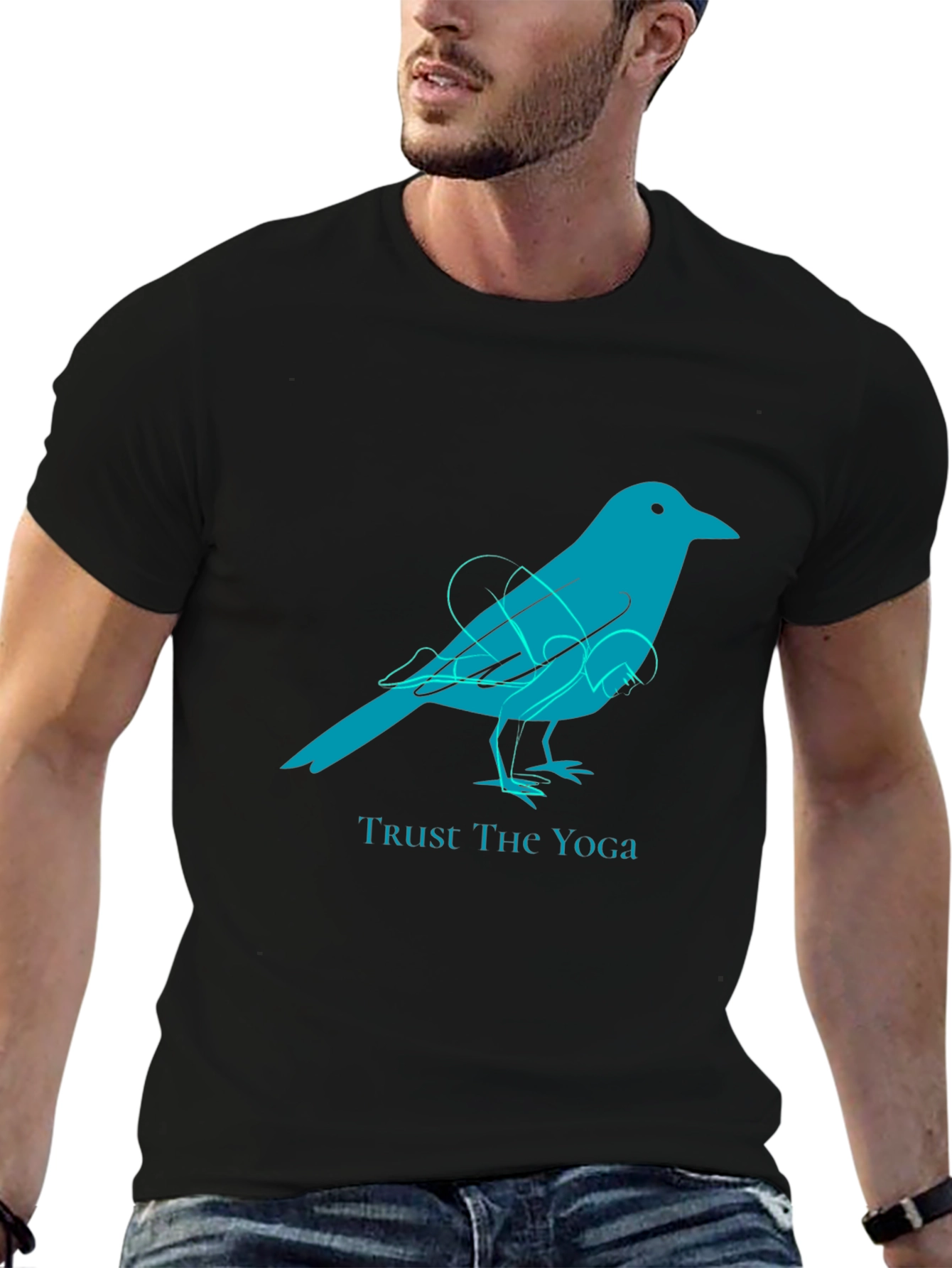 Trust The Yoga Bird Graphic Tee
