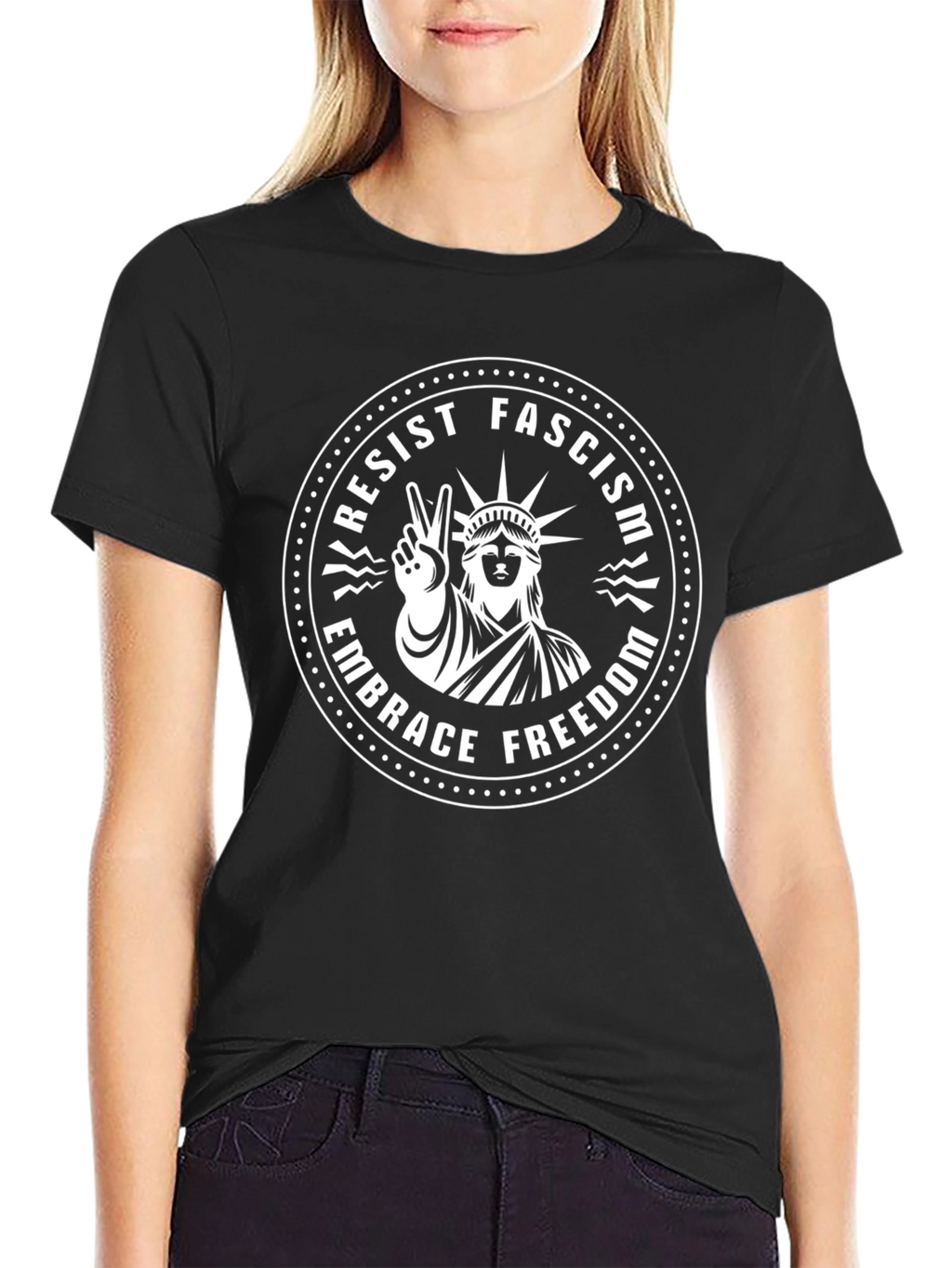 Resist Fascism T-Shirt - Embrace Freedom
