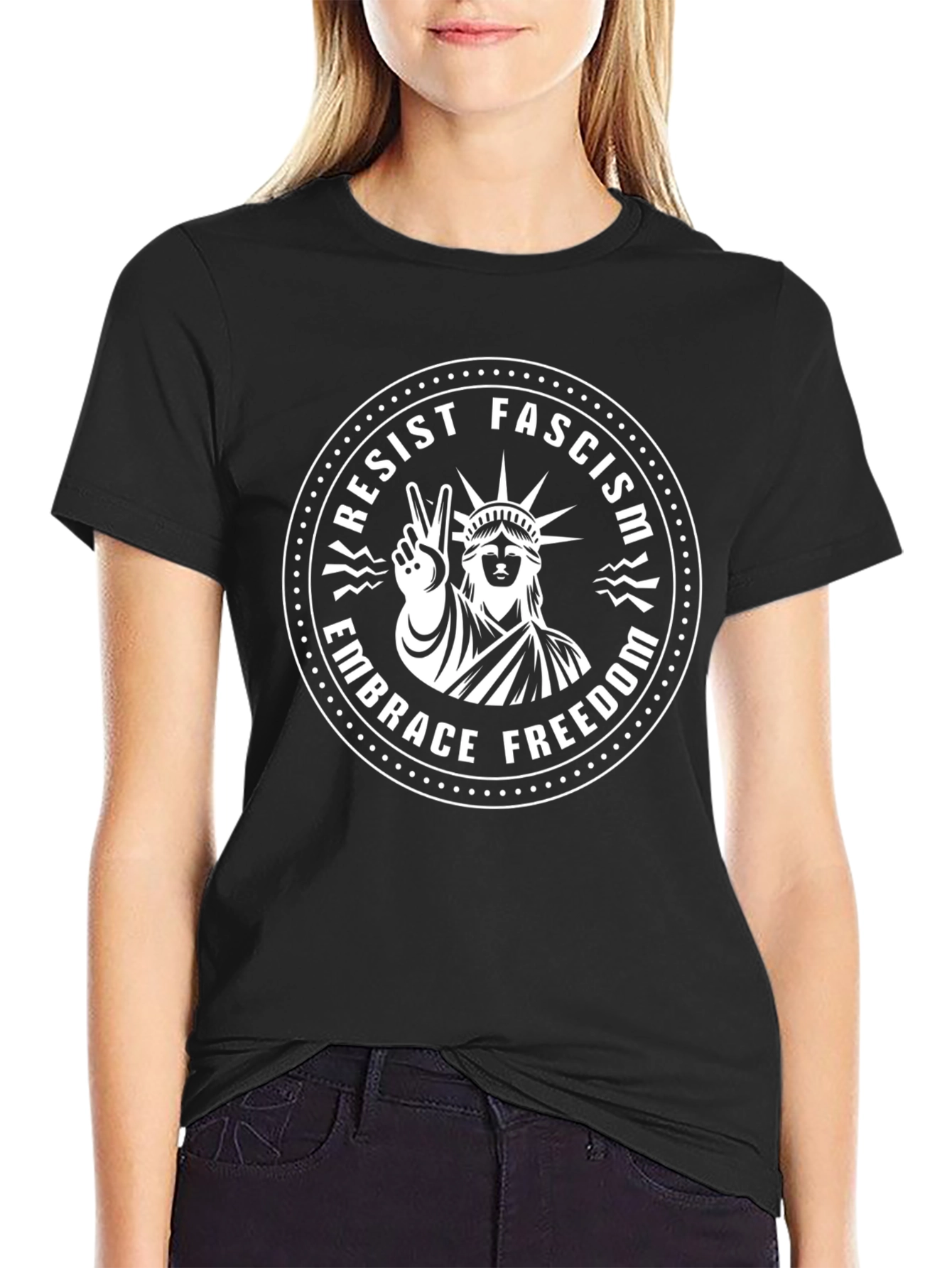 Resist Fascism T-Shirt - Embrace Freedom