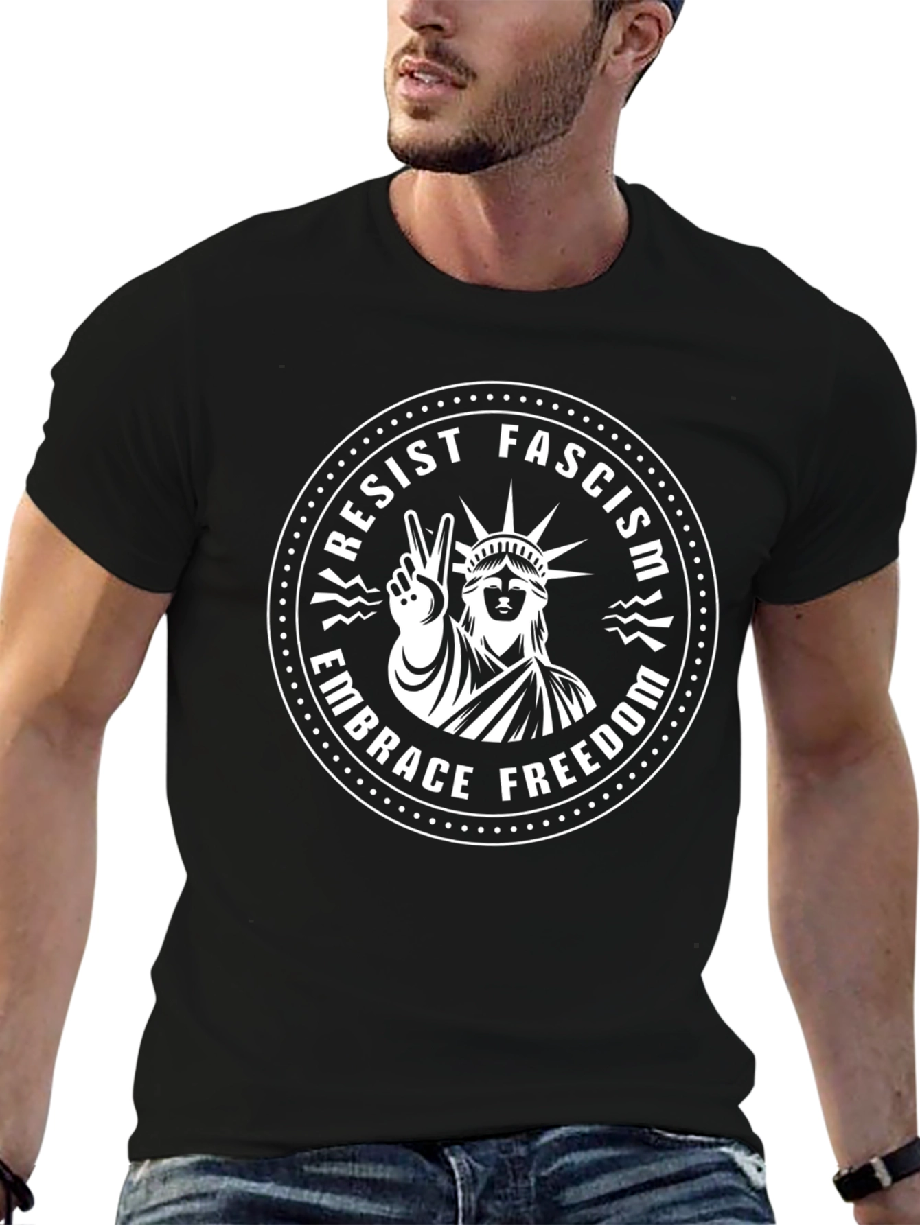 Resist Fascism T-Shirt - Embrace Freedom