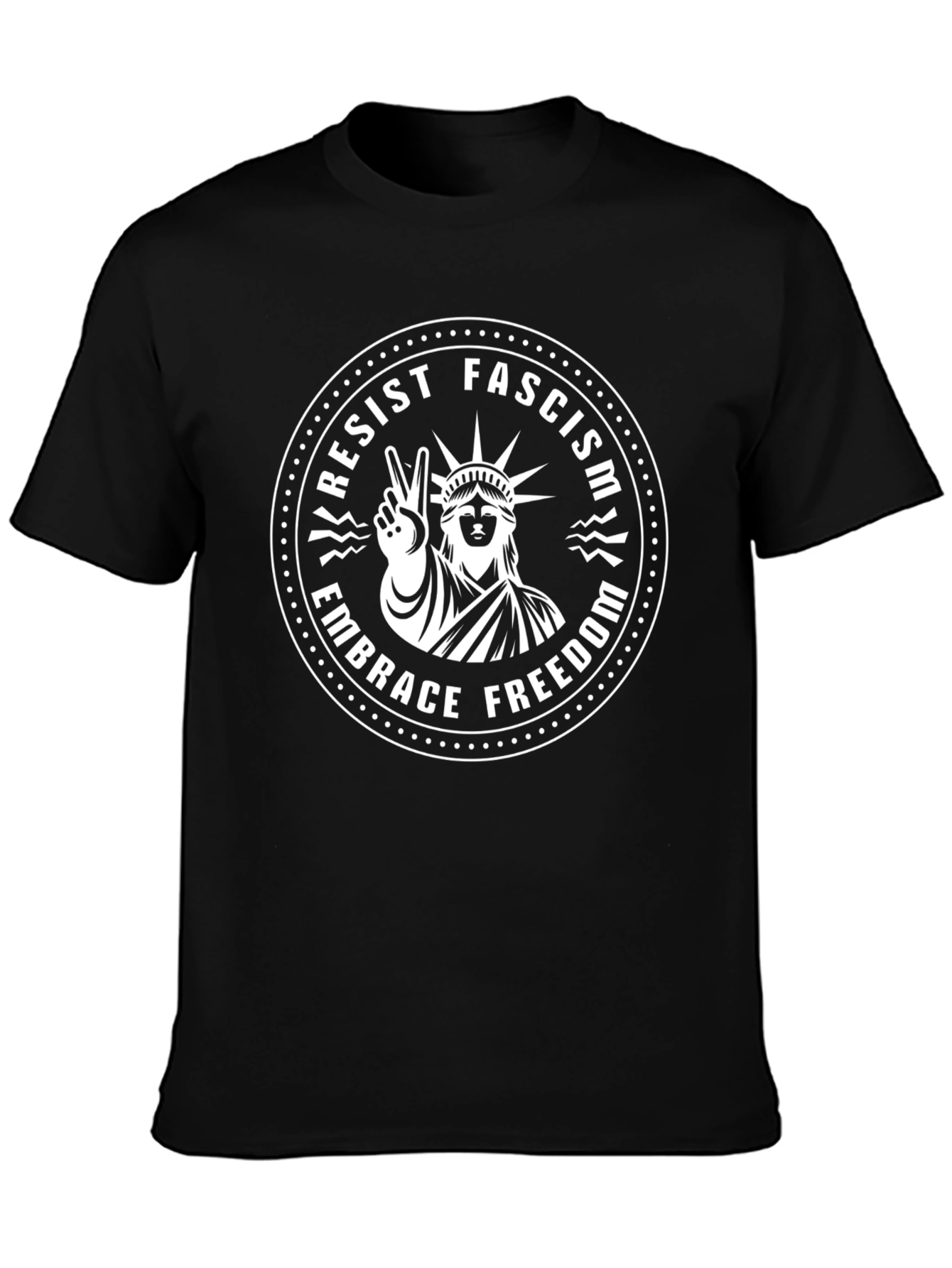 Resist Fascism T-Shirt - Embrace Freedom