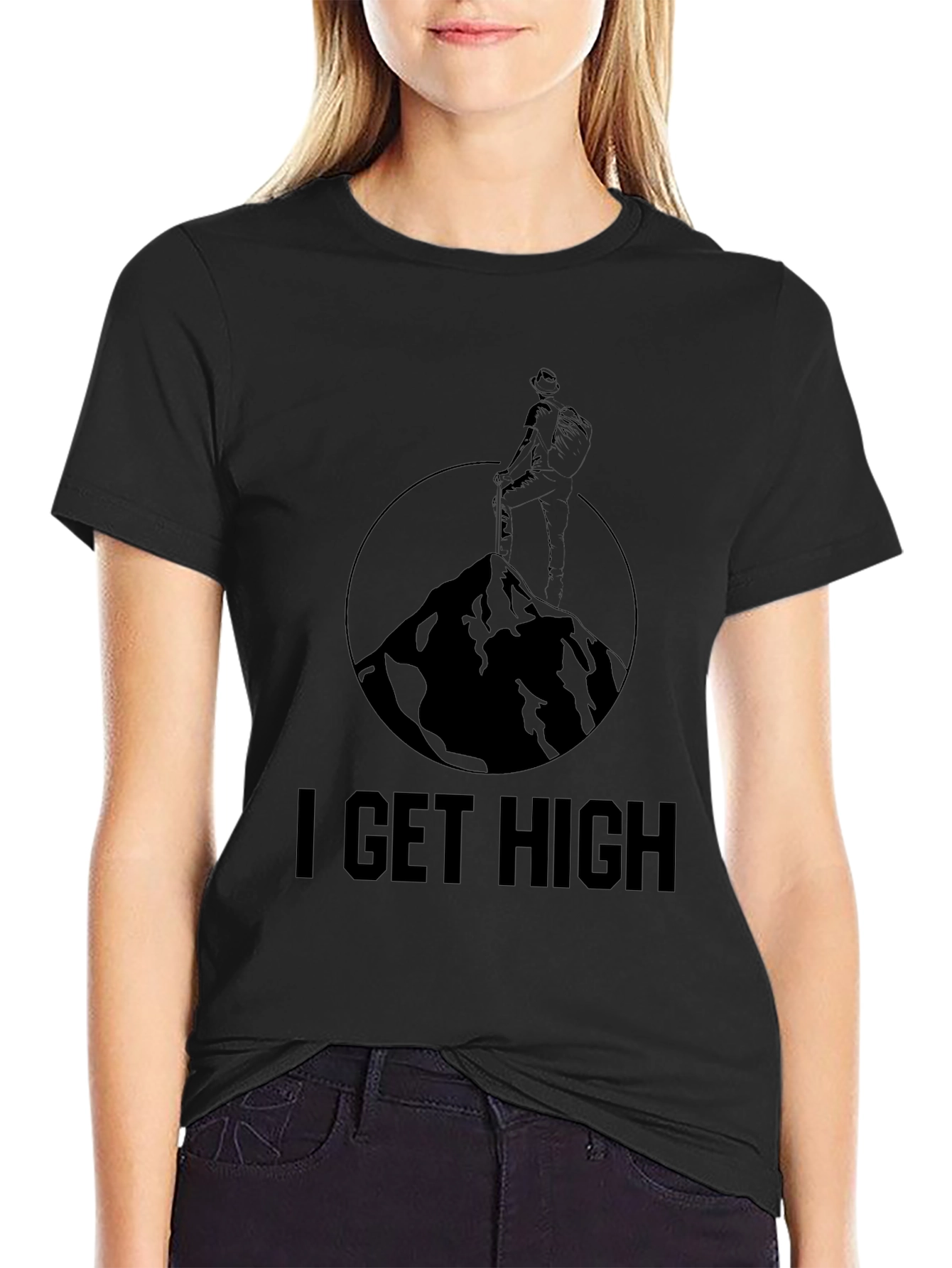 I Get High Mountain T-Shirt
