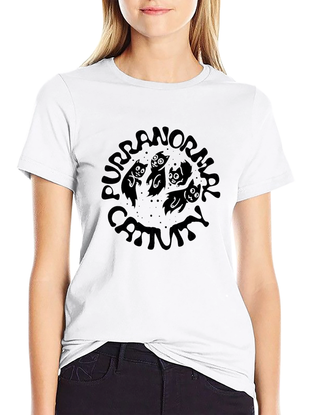 Purranormal Cat-tivity Graphic T-Shirt