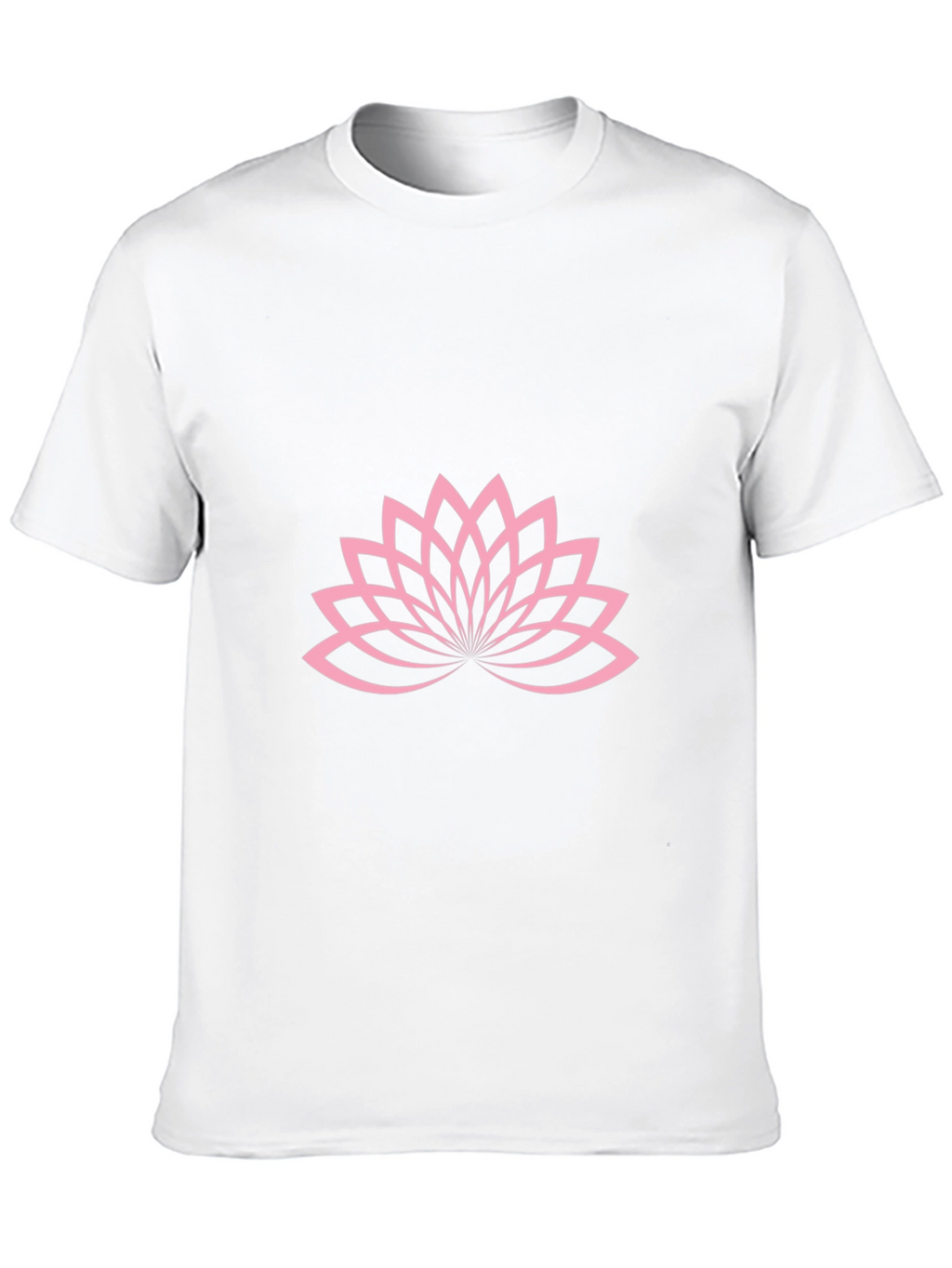 Lotus Blossom Graphic Tee - Black Cotton T-Shirt