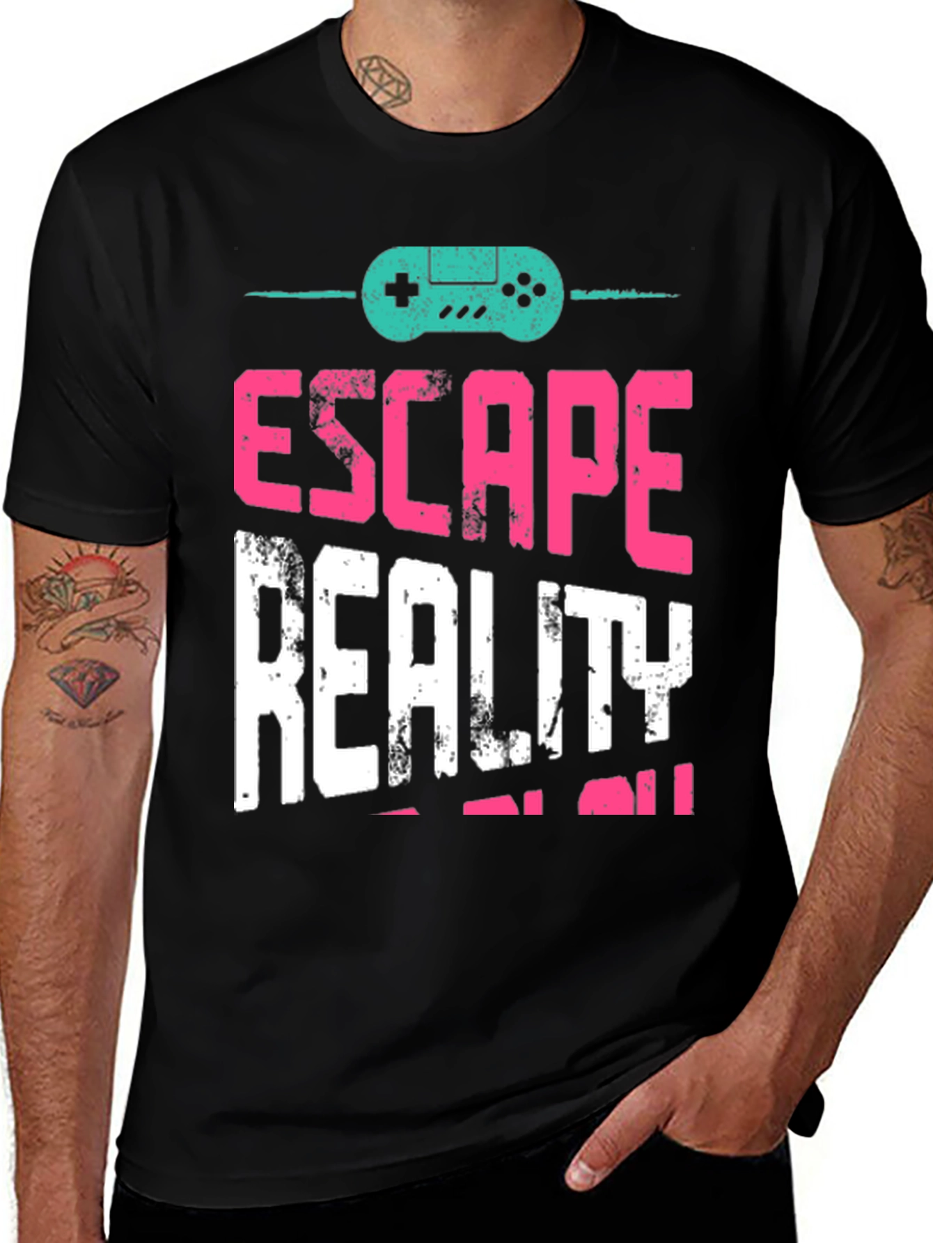 Escape Reality T-Shirt - Gamer Style