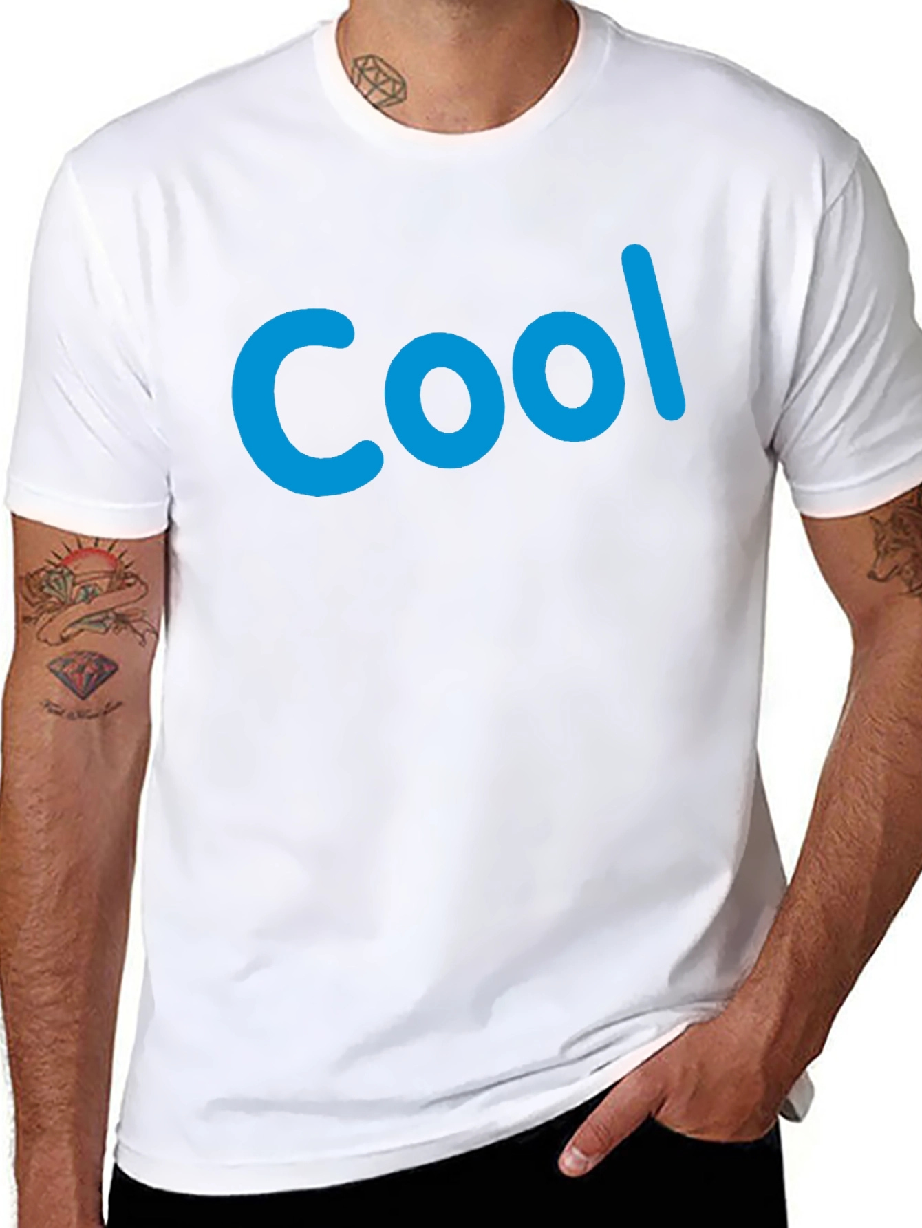 Cool Graphic Tee - Mens Black T-Shirt