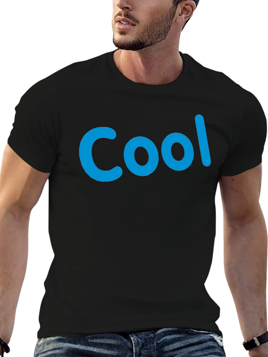 Cool Graphic Tee - Mens Black T-Shirt