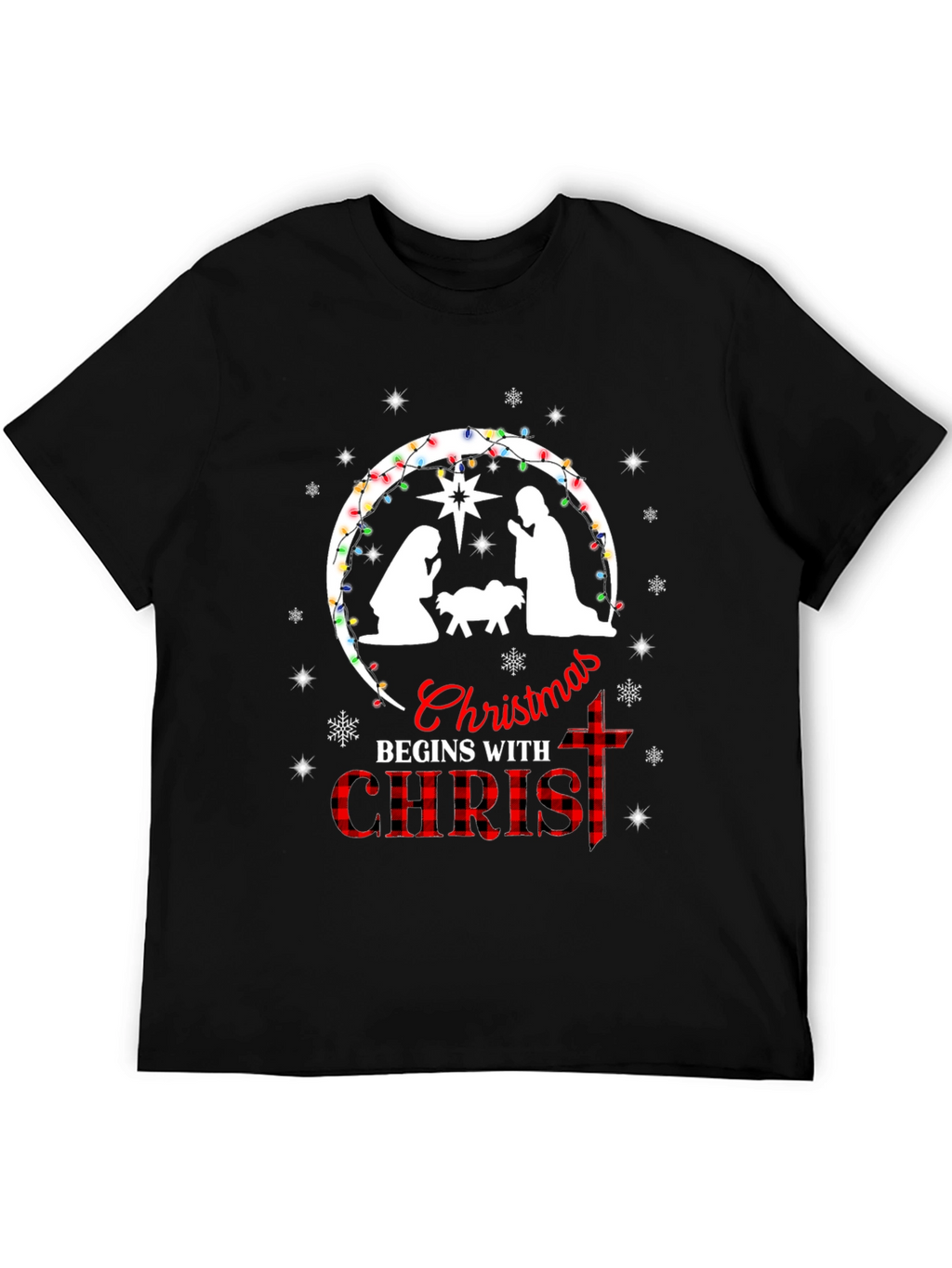 Christmas Begins with Christ T-Shirt