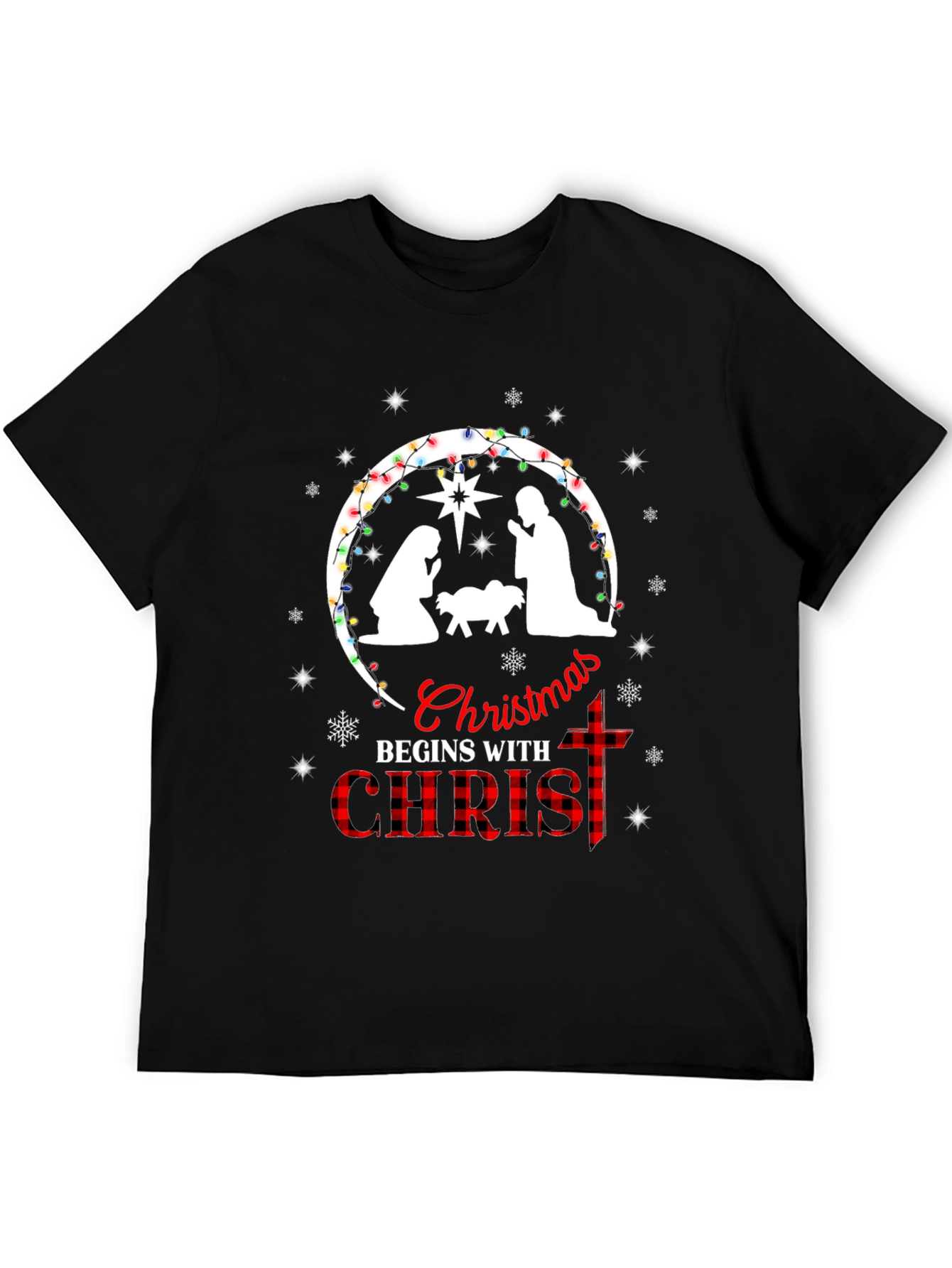 Christmas Begins with Christ T-Shirt