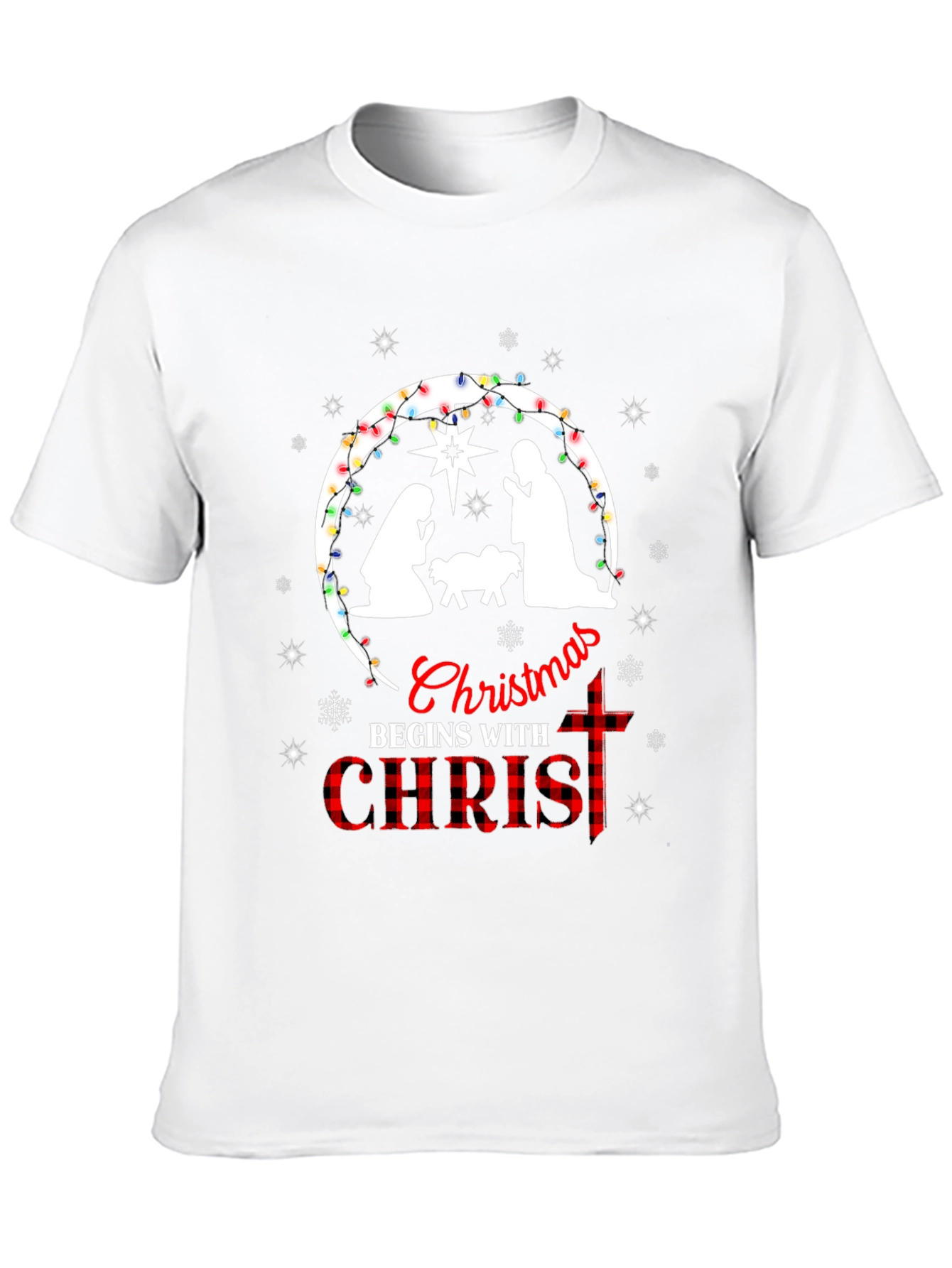 Christmas Begins with Christ T-Shirt