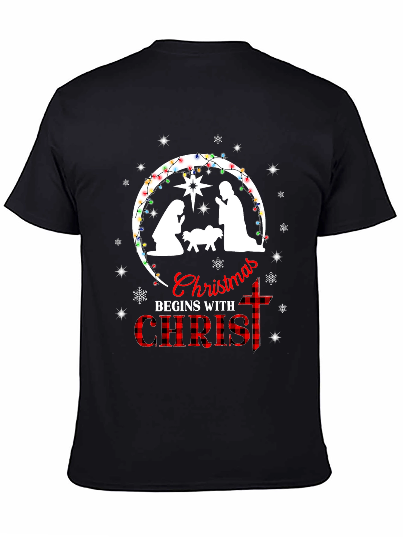 Christmas Begins with Christ T-Shirt