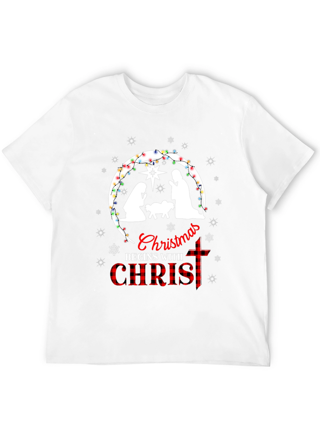 Christmas Begins with Christ T-Shirt