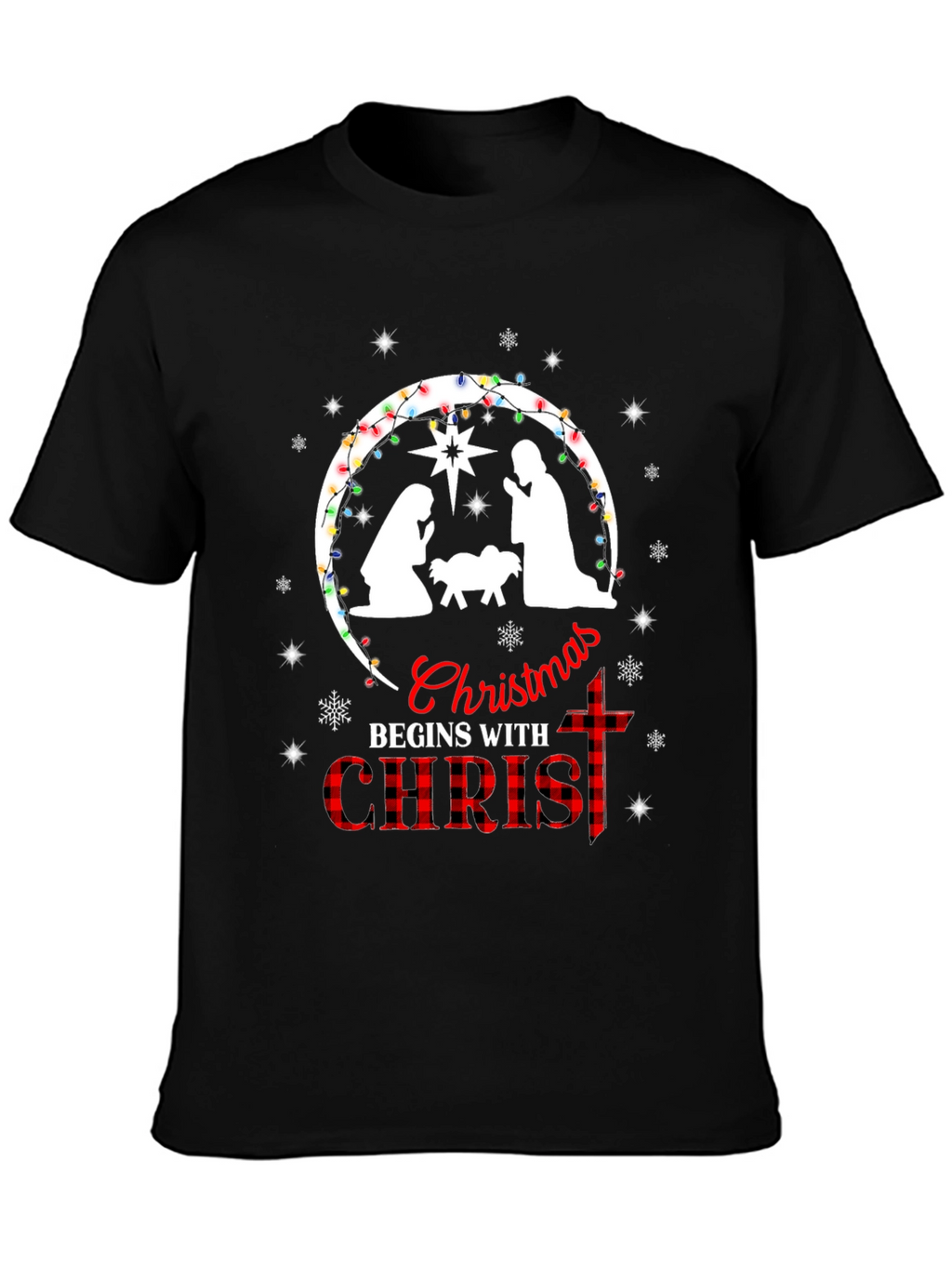Christmas Begins with Christ T-Shirt
