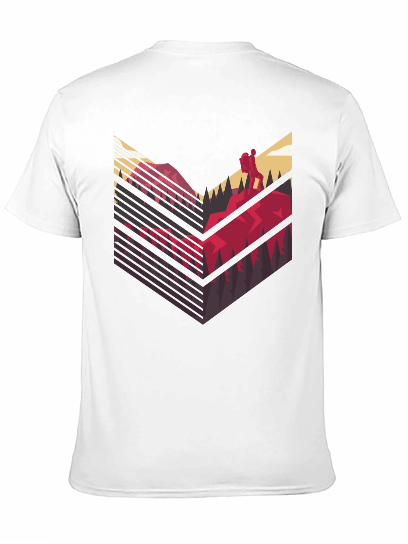 Mountain Hike Graphic Tee - Black Casual Shirt
