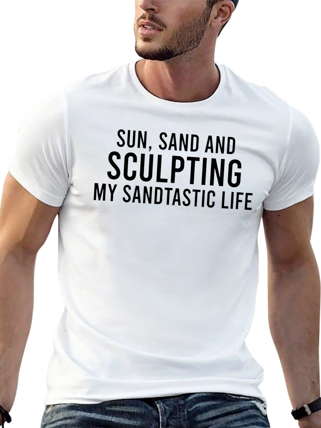 Sun Sand Sculpting Graphic Tee
