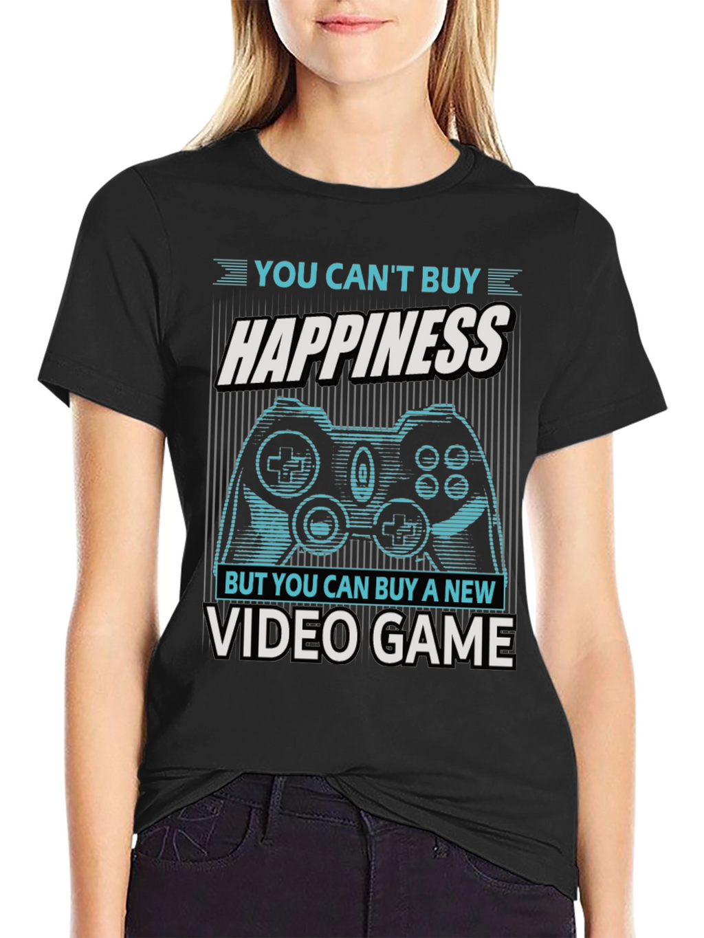 Gamer T-Shirt: Buy Video Games Not Happiness