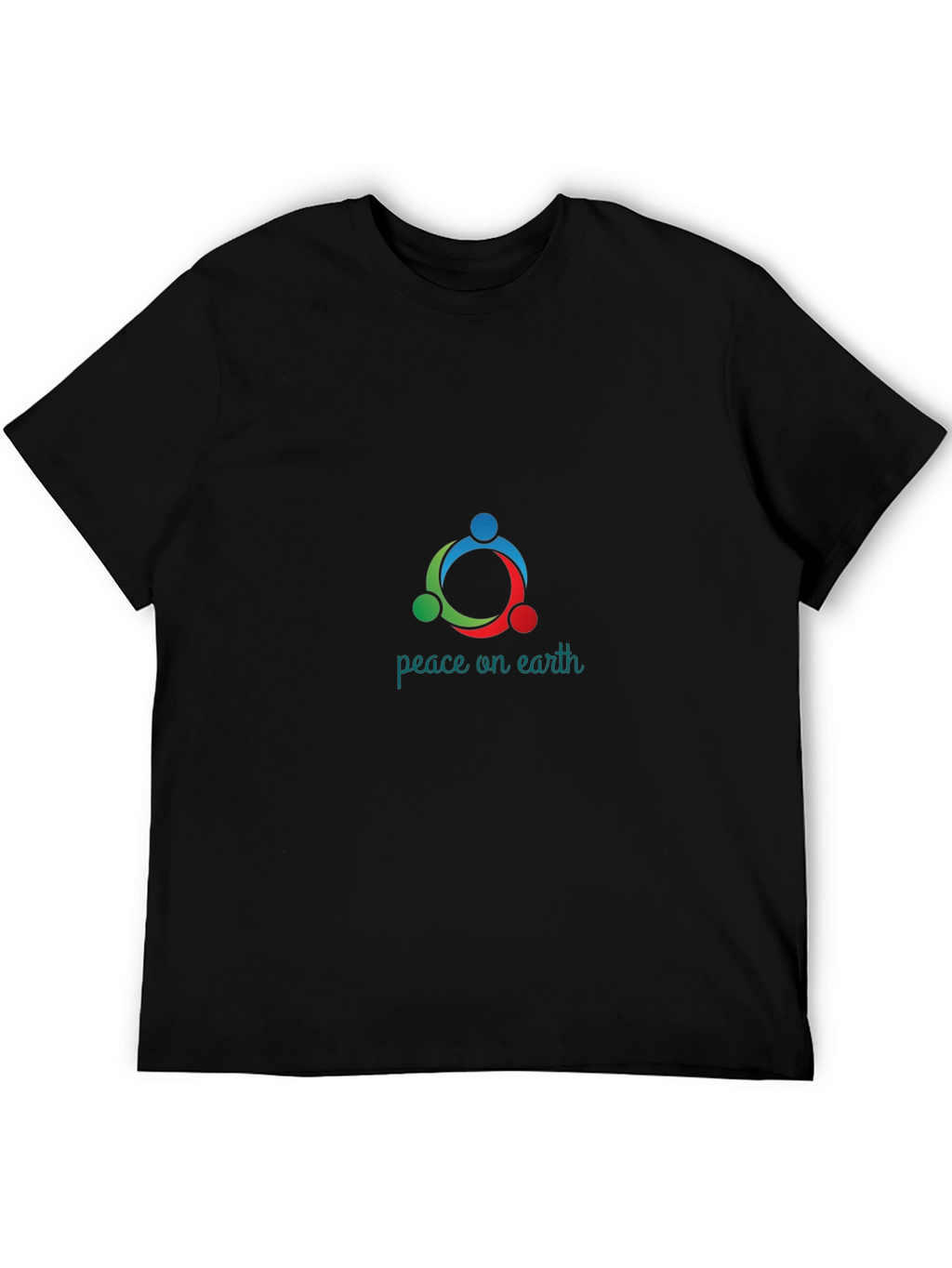 Peace On Earth Graphic Tee - Unisex Black Shirt
