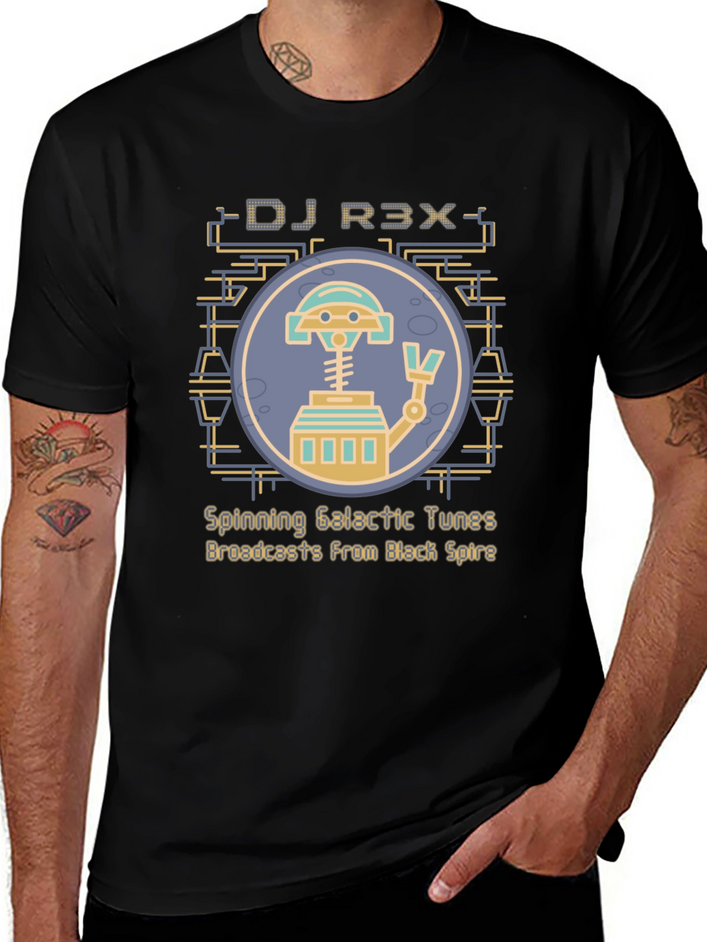DJ R3X Galactic Tunes T-Shirt