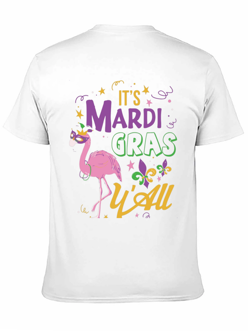 Mardi Gras Flamingo Tee