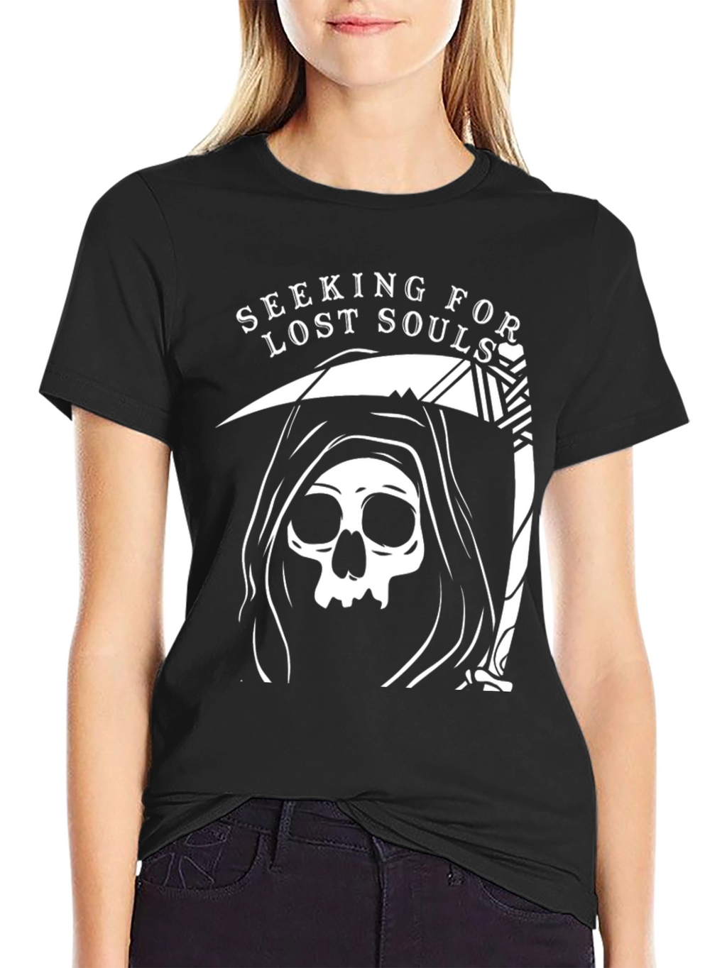 Seeking Lost Souls Grim Reaper Graphic Tee