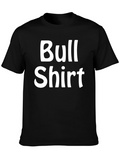 Bull Shirt Graphic Tee - Black Cotton