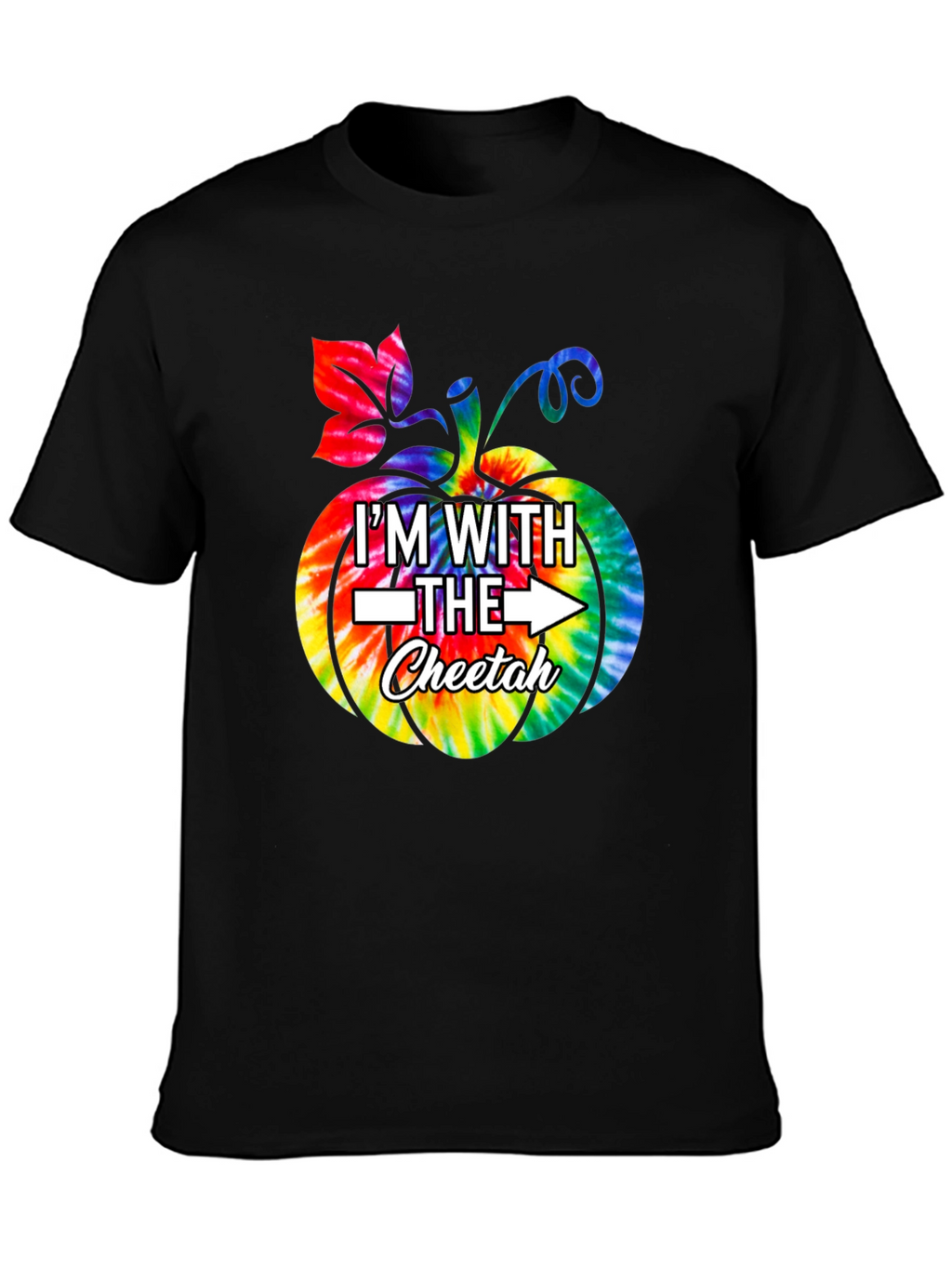 Im With the Cheetain Halloween Pumpkin T-Shirt