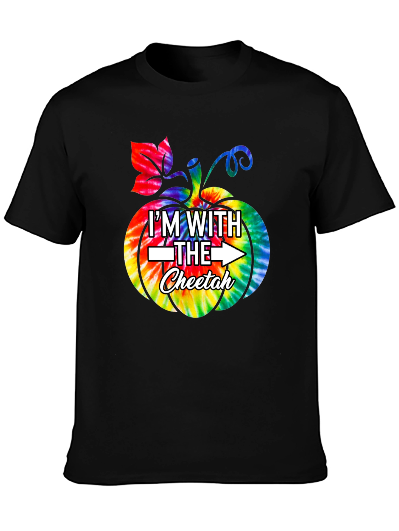 Im With the Cheetain Halloween Pumpkin T-Shirt
