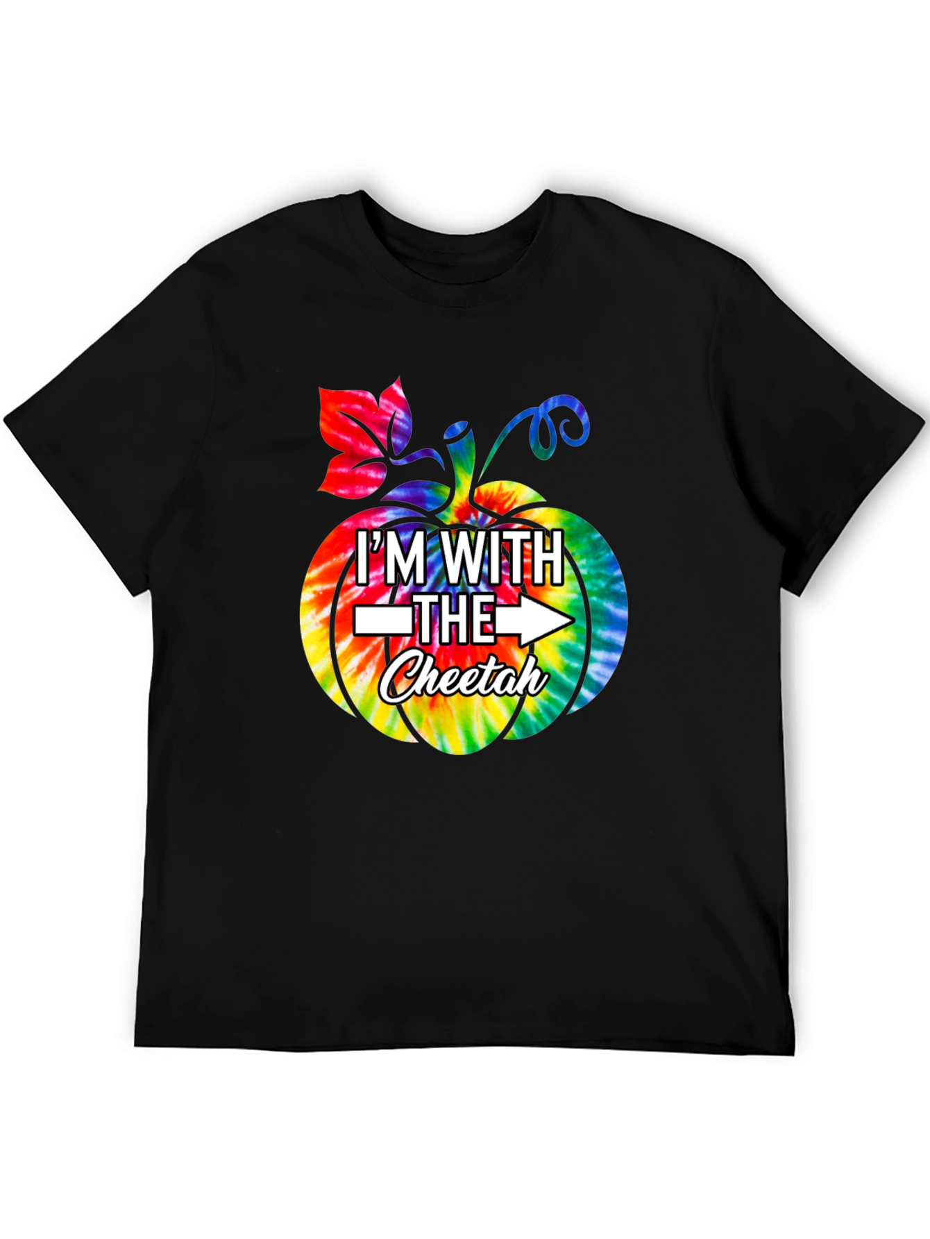 Im With the Cheetain Halloween Pumpkin T-Shirt