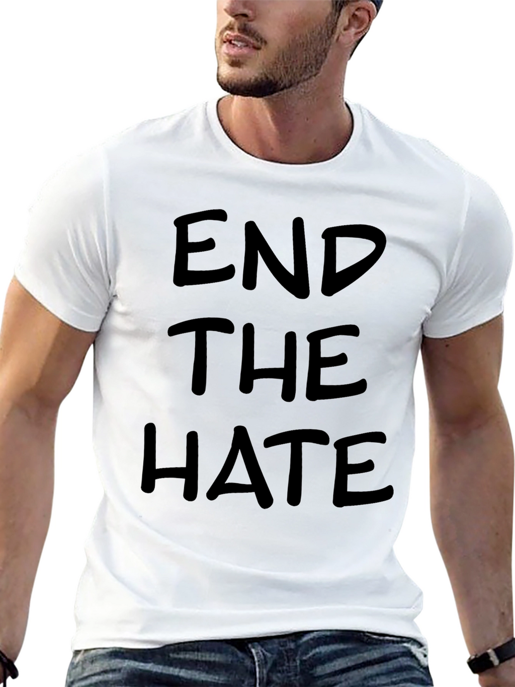 End The Hate Black T-Shirt