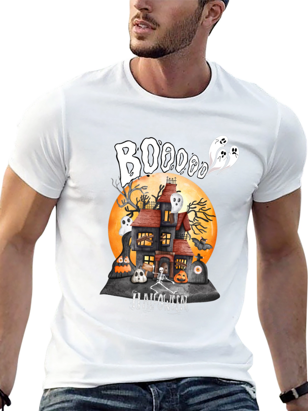 Halloween T-Shirt BOOOO! Spooky Season