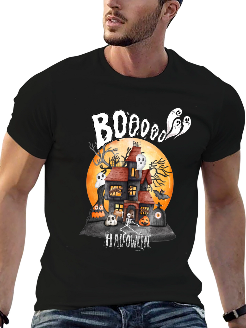 Halloween T-Shirt BOOOO! Spooky Season
