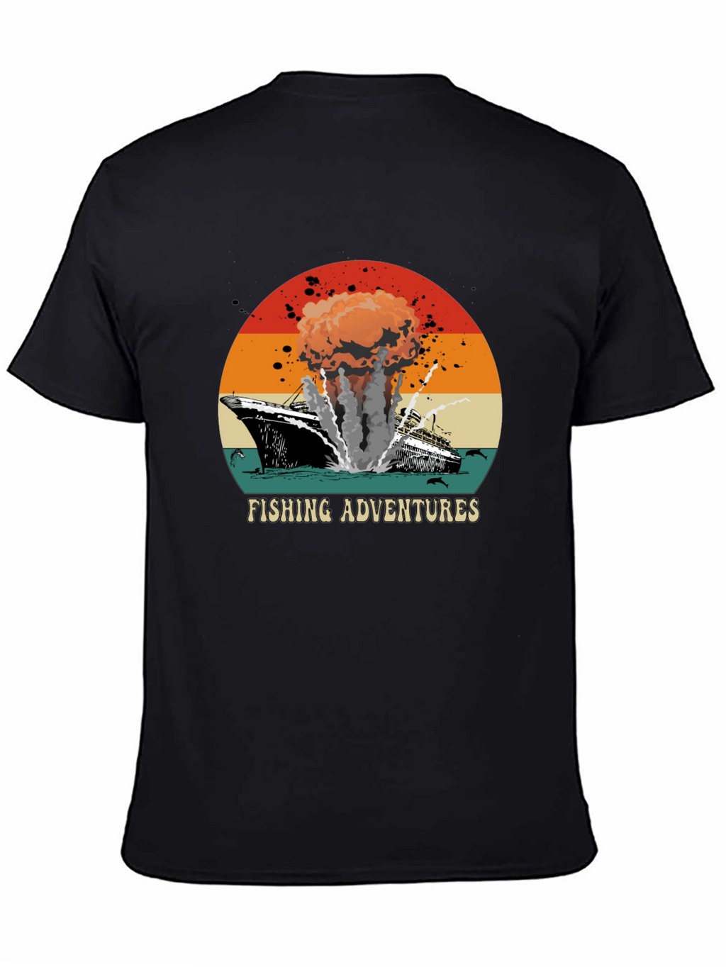 Fishing Adventures Graphic Tee - Retro Style