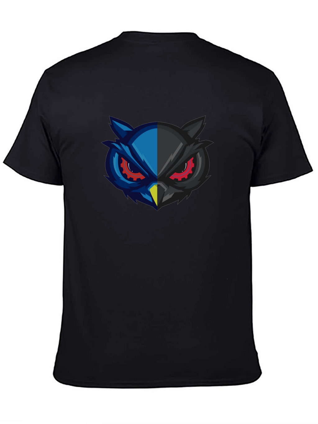 Owl Graphic Black T-Shirt
