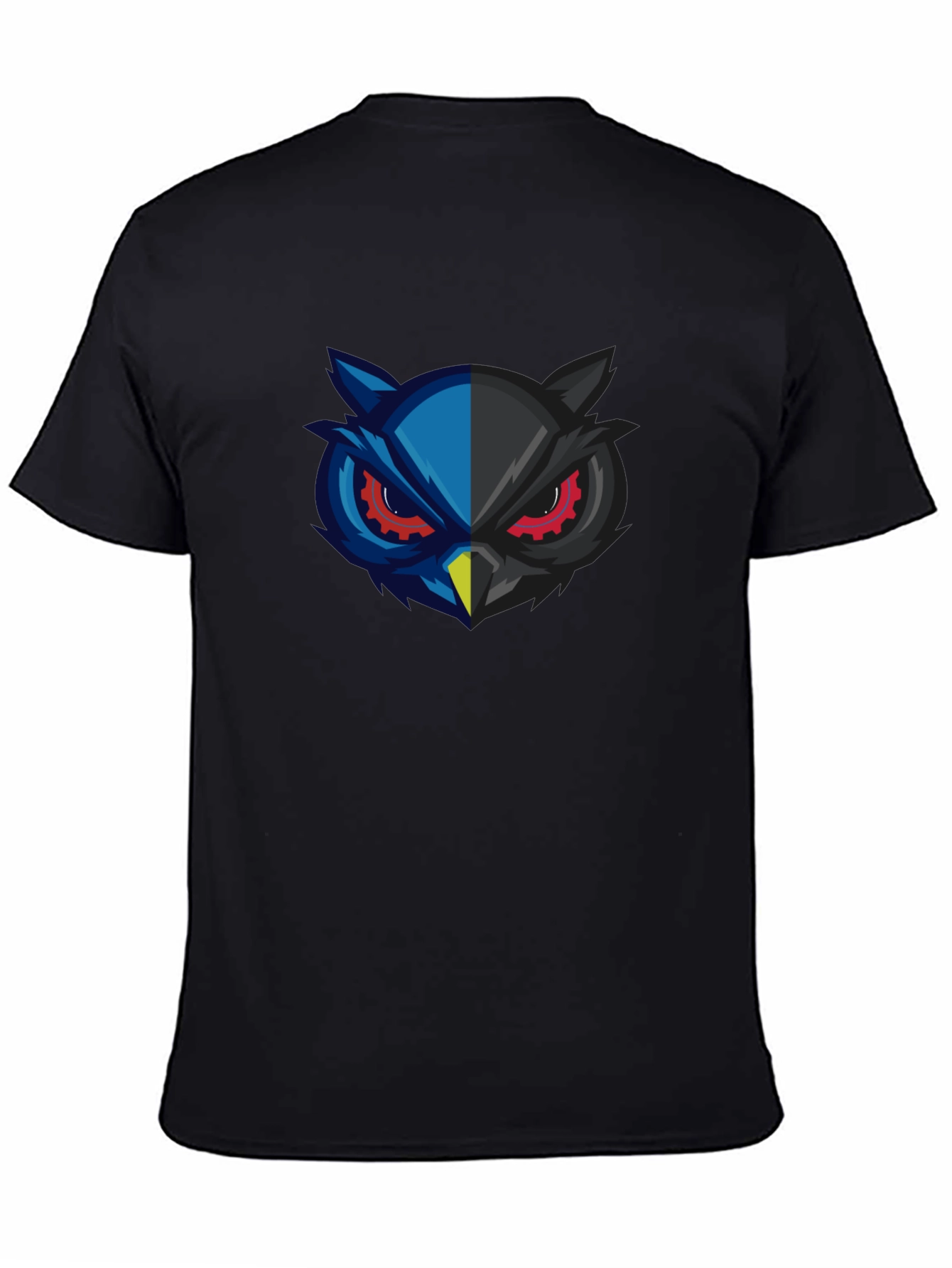 Owl Graphic Black T-Shirt